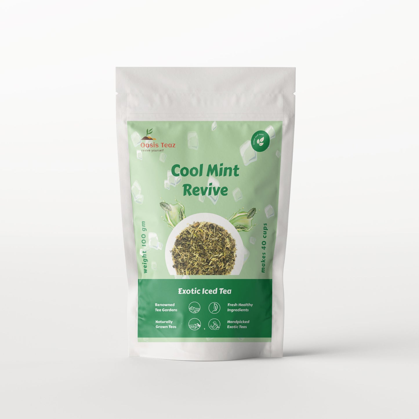 Cool Mint Revive Iced Tea